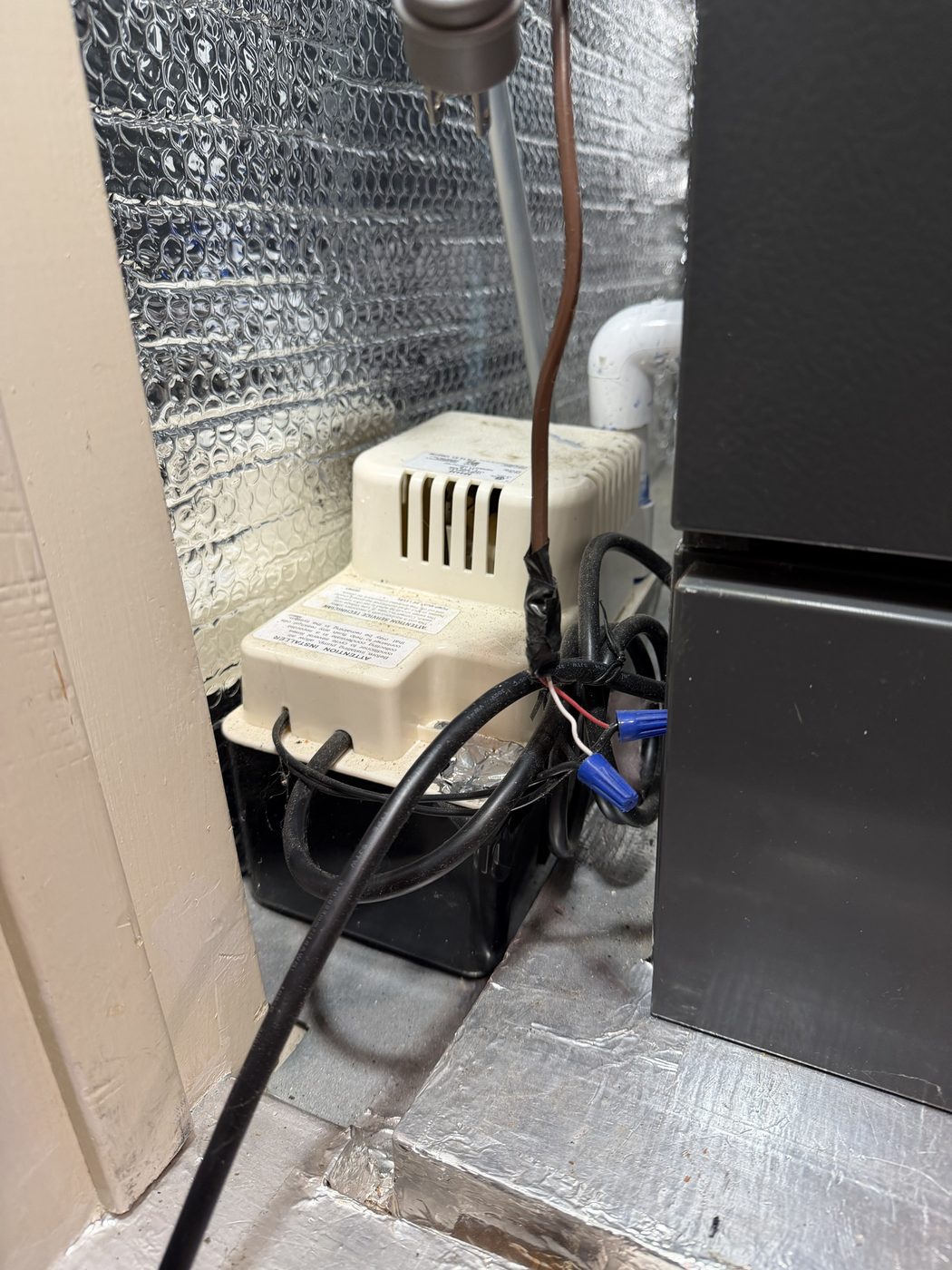 Furnace Condensate Pump Replacement, before