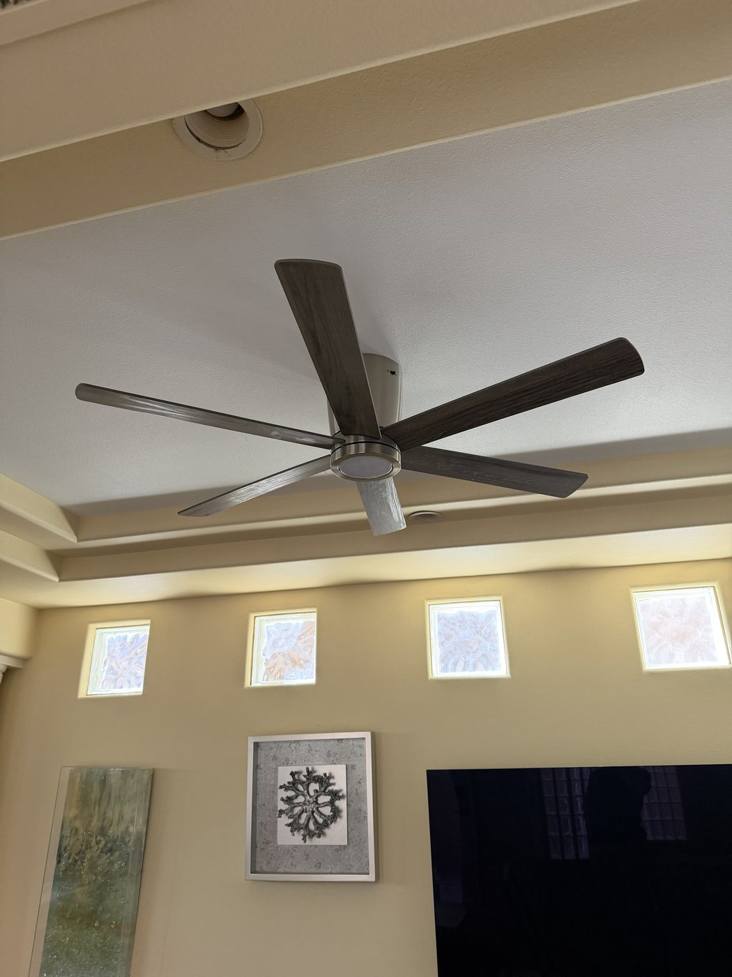 Ceiling Fan Replacement, before