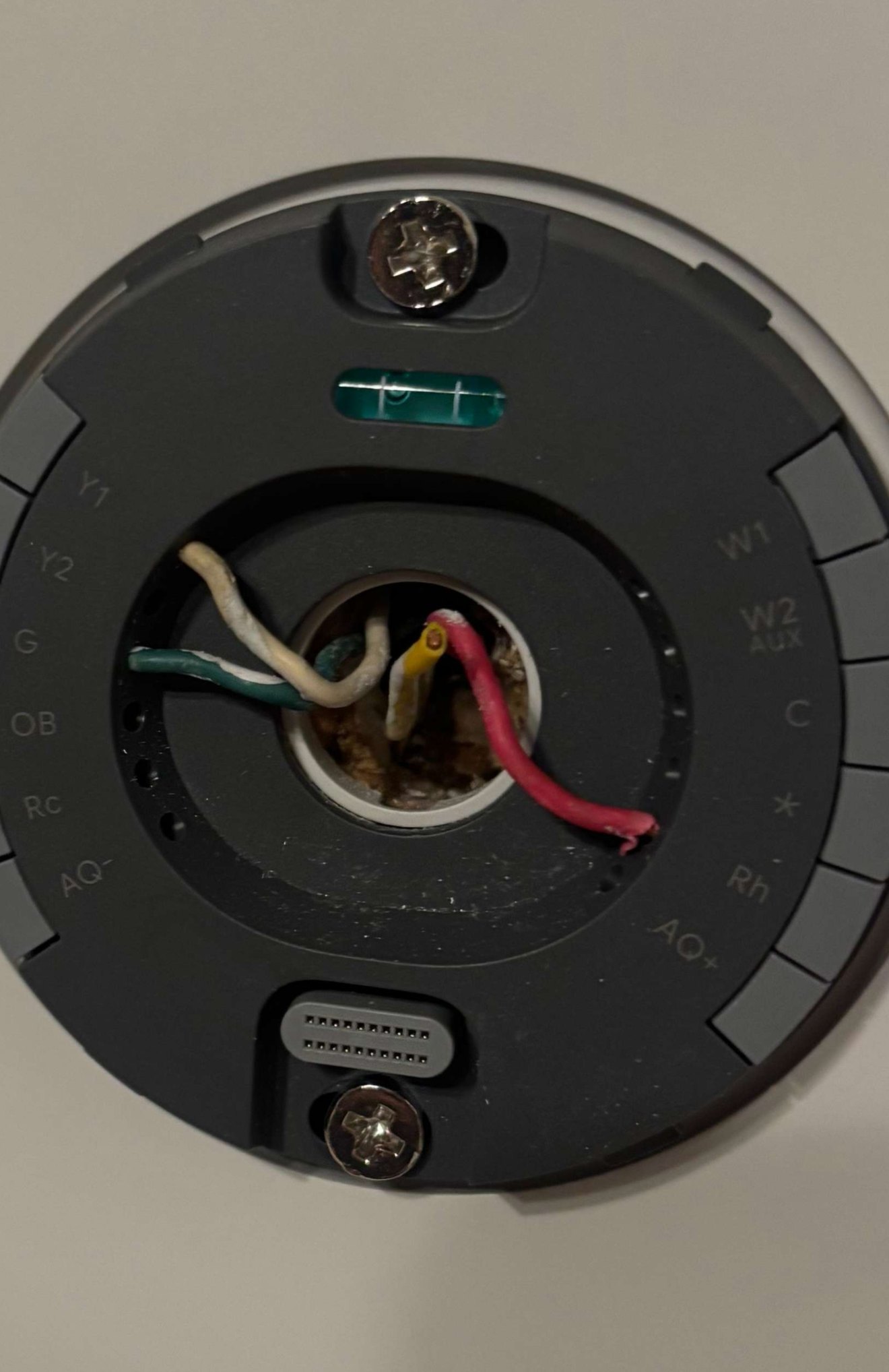 Nest Thermostat Wiring Upgrade, before
