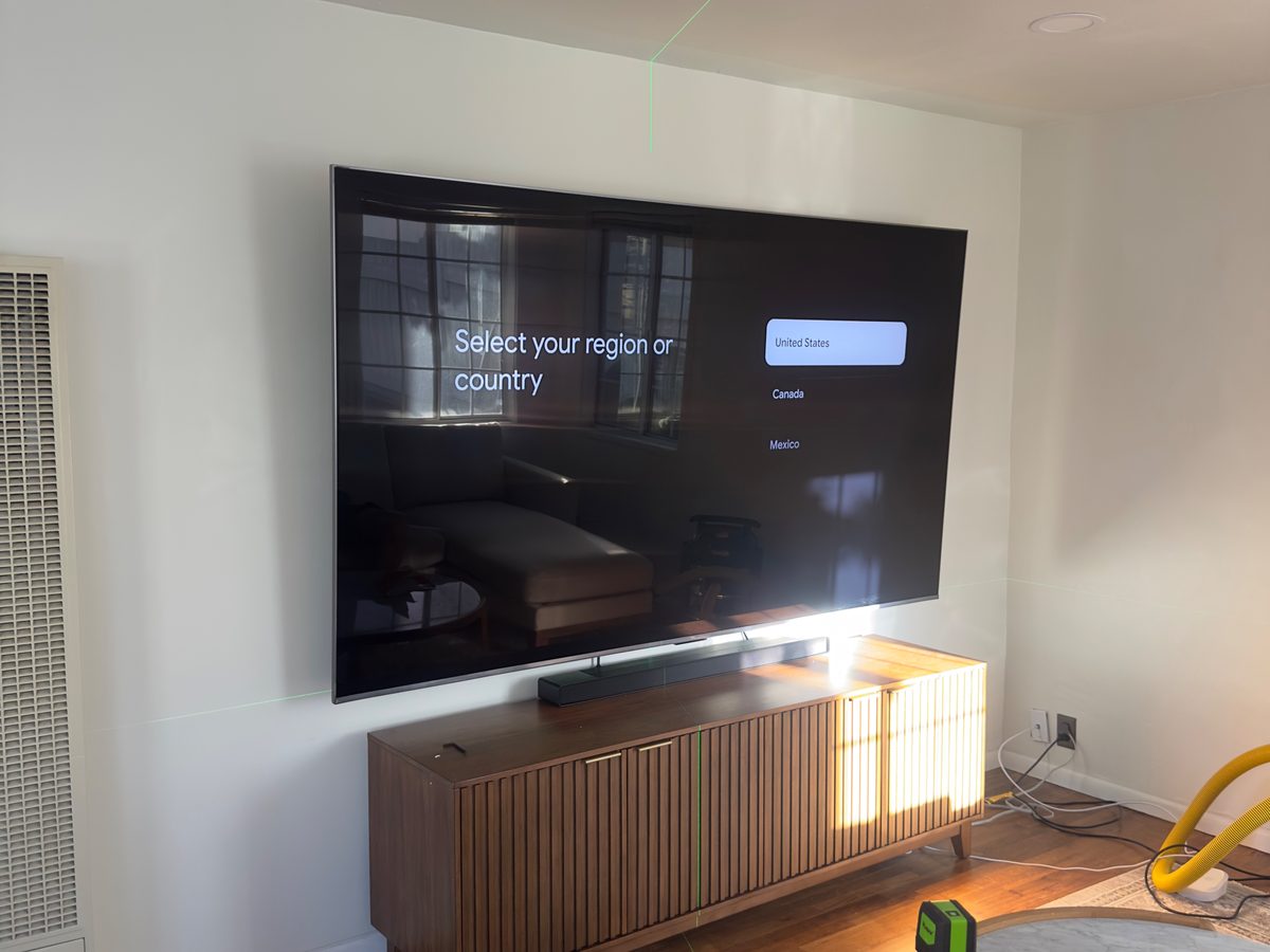 Large TV Mounting
